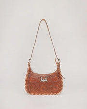 Dannia Medium Purse - Brown Leather - Southern Soule Designs