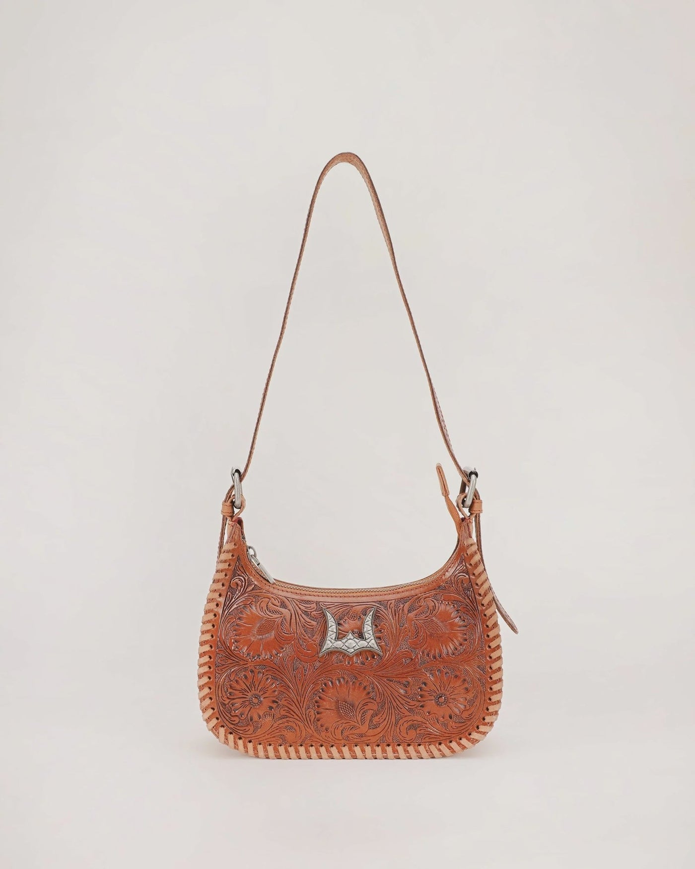 Dannia Medium Purse - Brown Leather - Southern Soule Designs