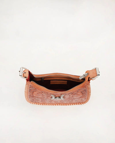 Dannia Medium Purse - Brown Leather - Southern Soule Designs