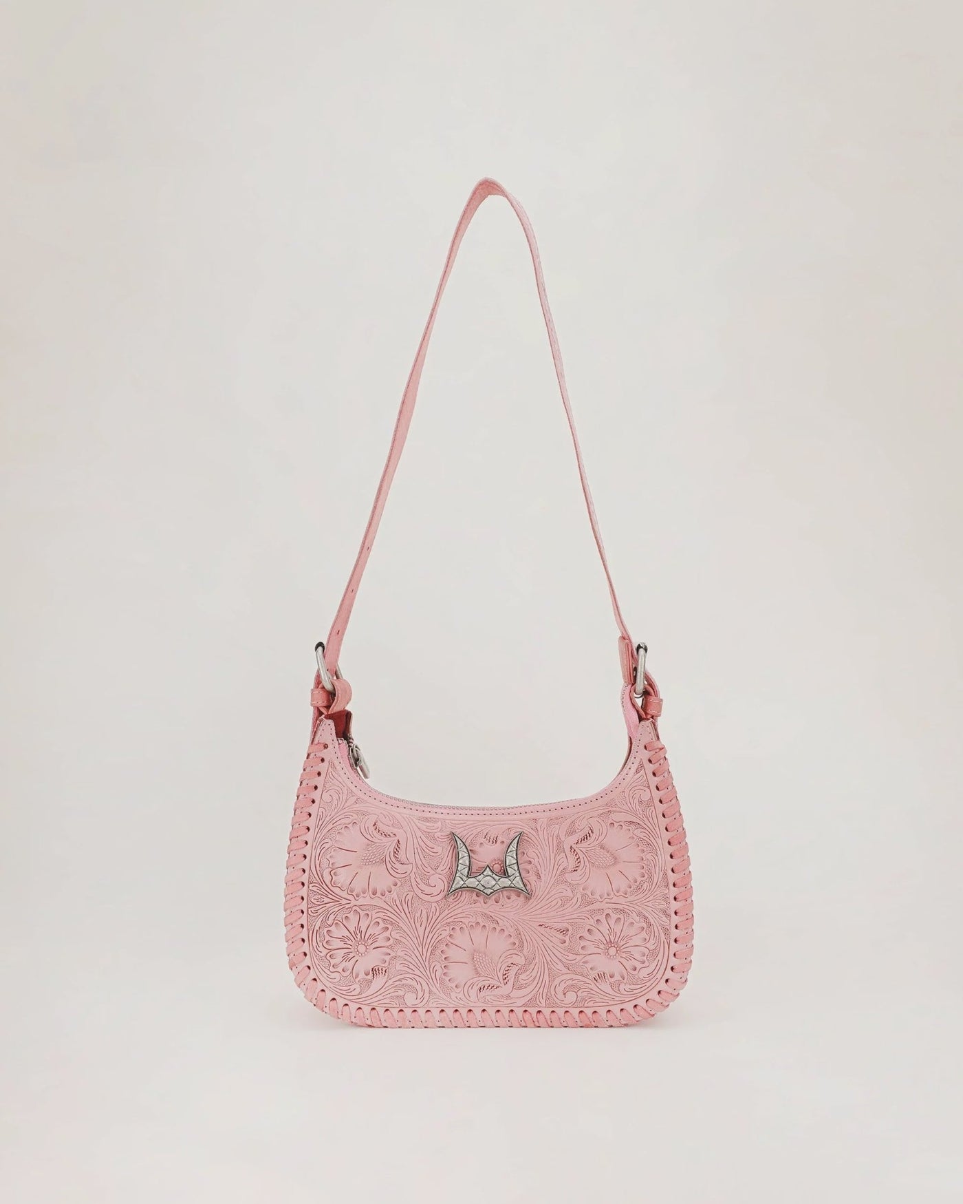 Dannia Medium Purse - Pink Leather - Southern Soule Designs