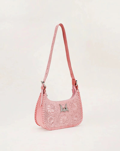 Dannia Medium Purse - Pink Leather - Southern Soule Designs