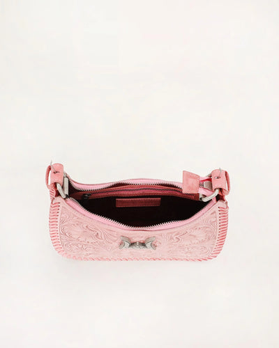 Dannia Medium Purse - Pink Leather