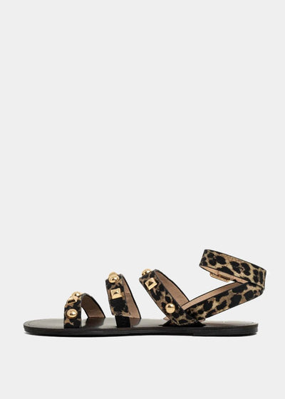 Daphine Leopard Print Sandal - Southern Soule Designs