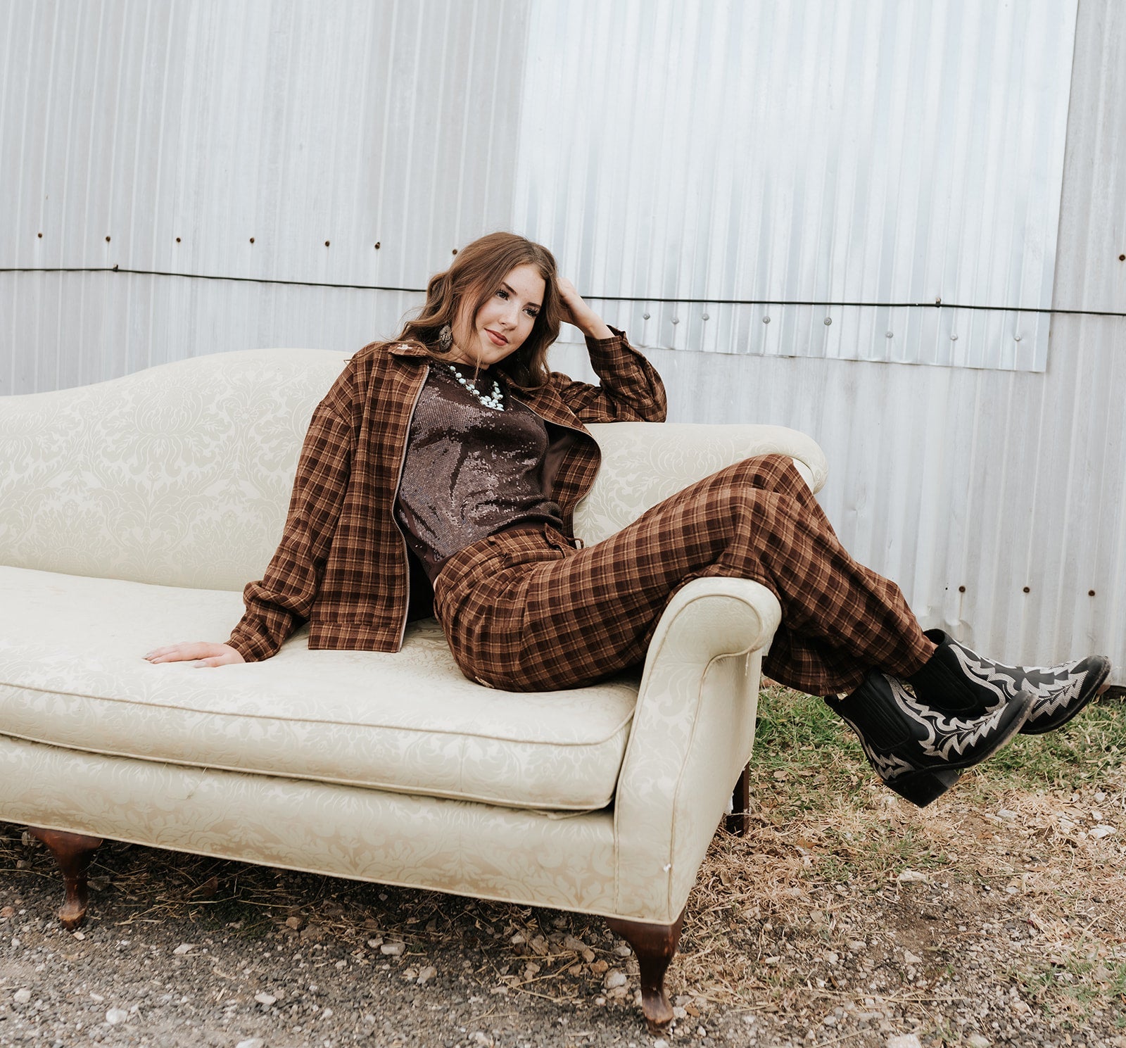 Dark Chocolate Sleeveless Top SEK11524 - Southern Soule Designs