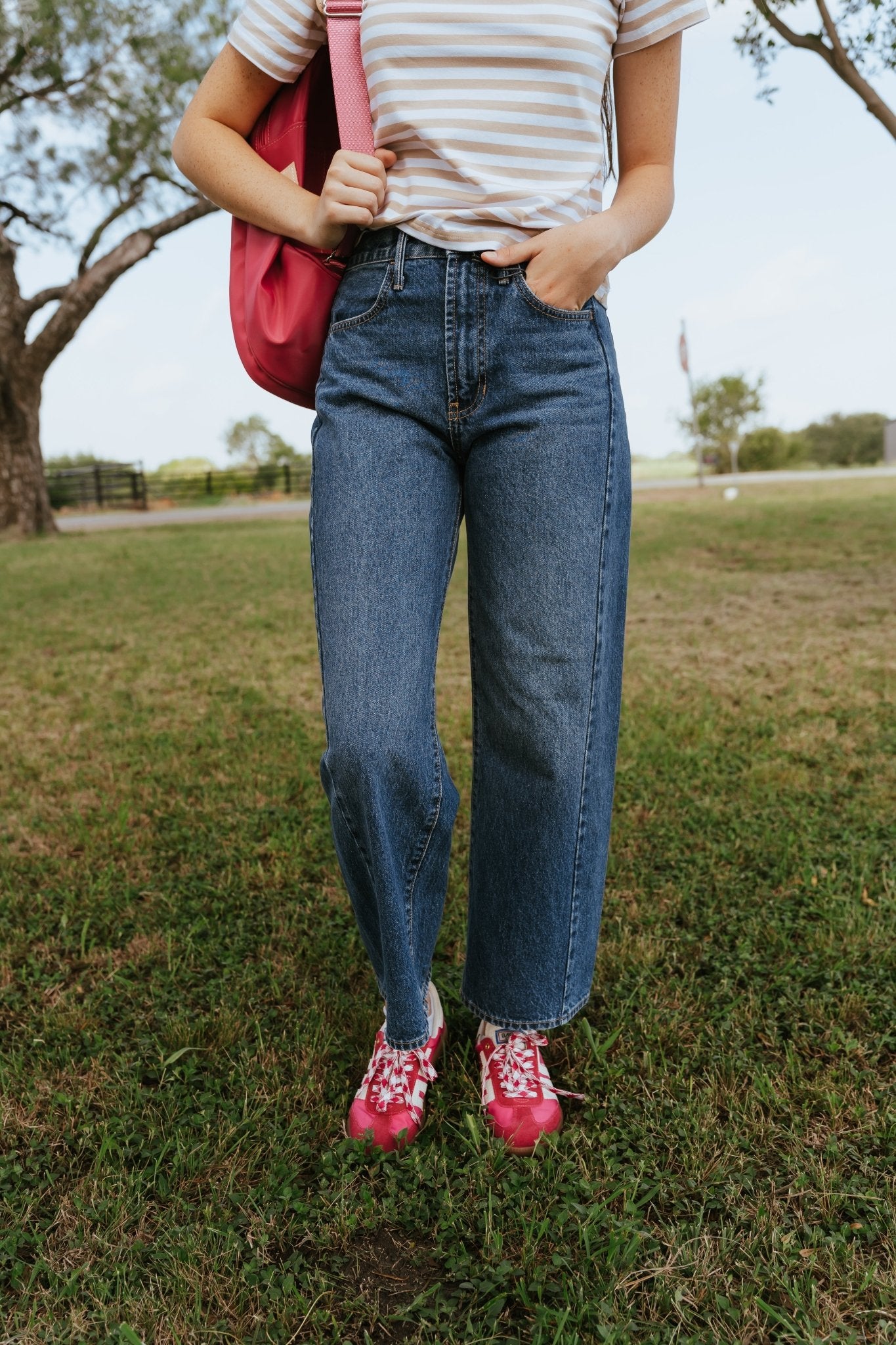 Dark Denim Barrel Jean Twist BP471N - Southern Soule Designs