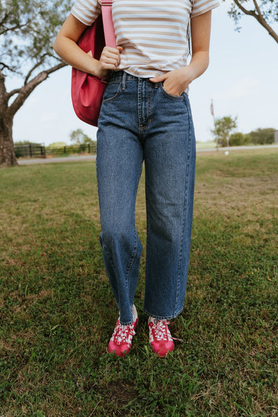 Dark Denim Barrel Jean Twist BP471N - Southern Soule Designs