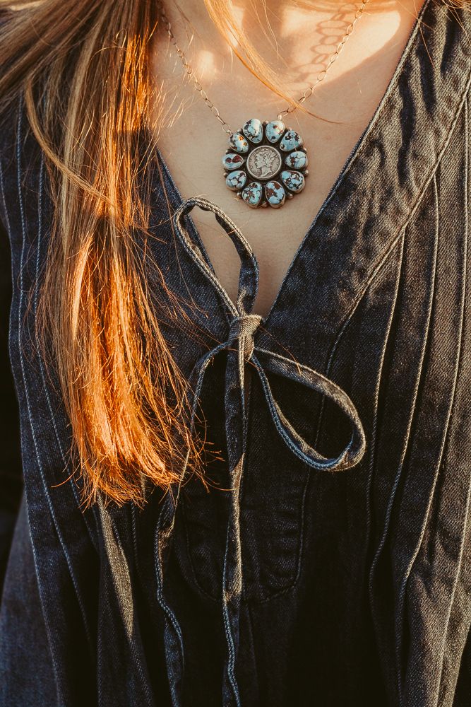 Dark Denim Long Sleeve Romper ILR4232 - Southern Soule Designs