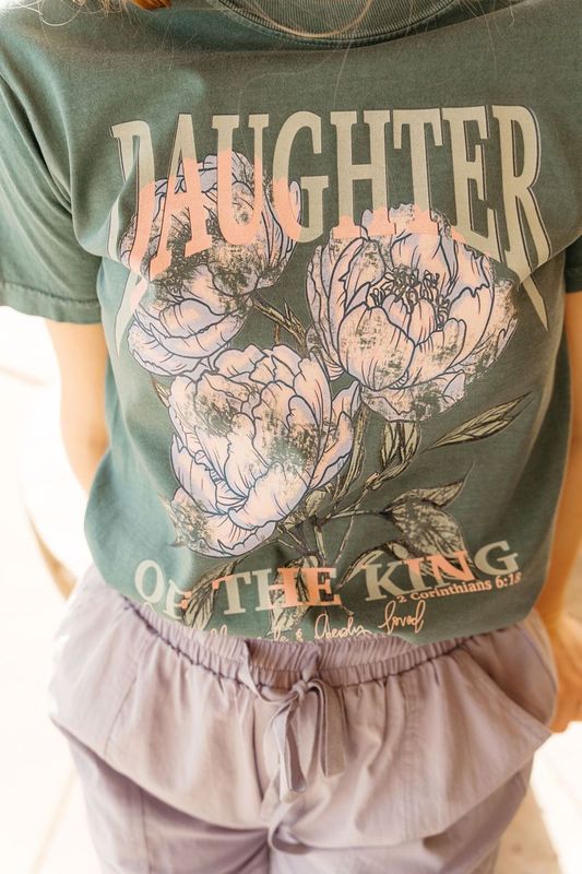 Daughter of The King Graphic Tee - Southern Soule Designs