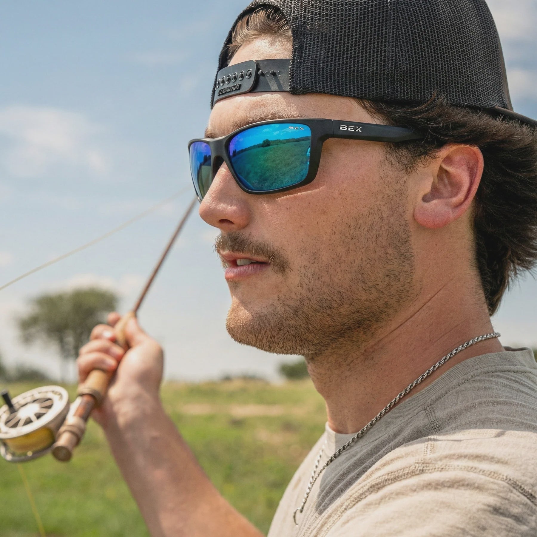 Davis Black/Sienna/Blue Angler Pro S129BSB - Southern Soule Designs