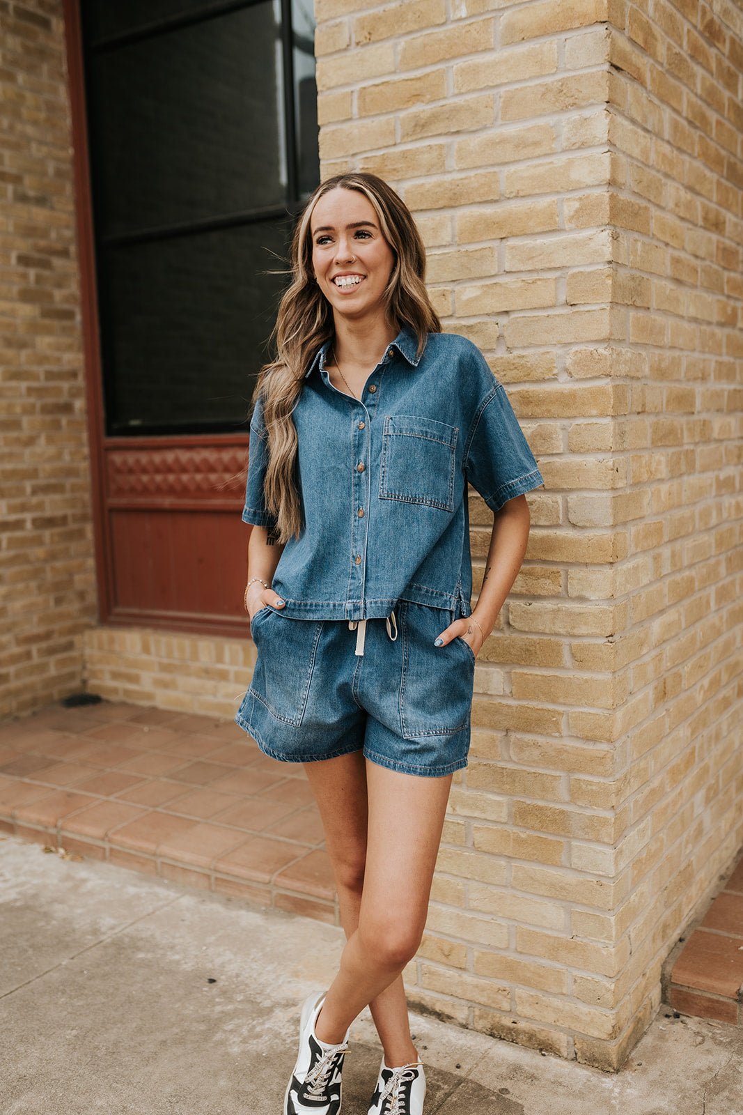 Daycation denim Utility Short Deep Water ZS261114 - Southern Soule Designs