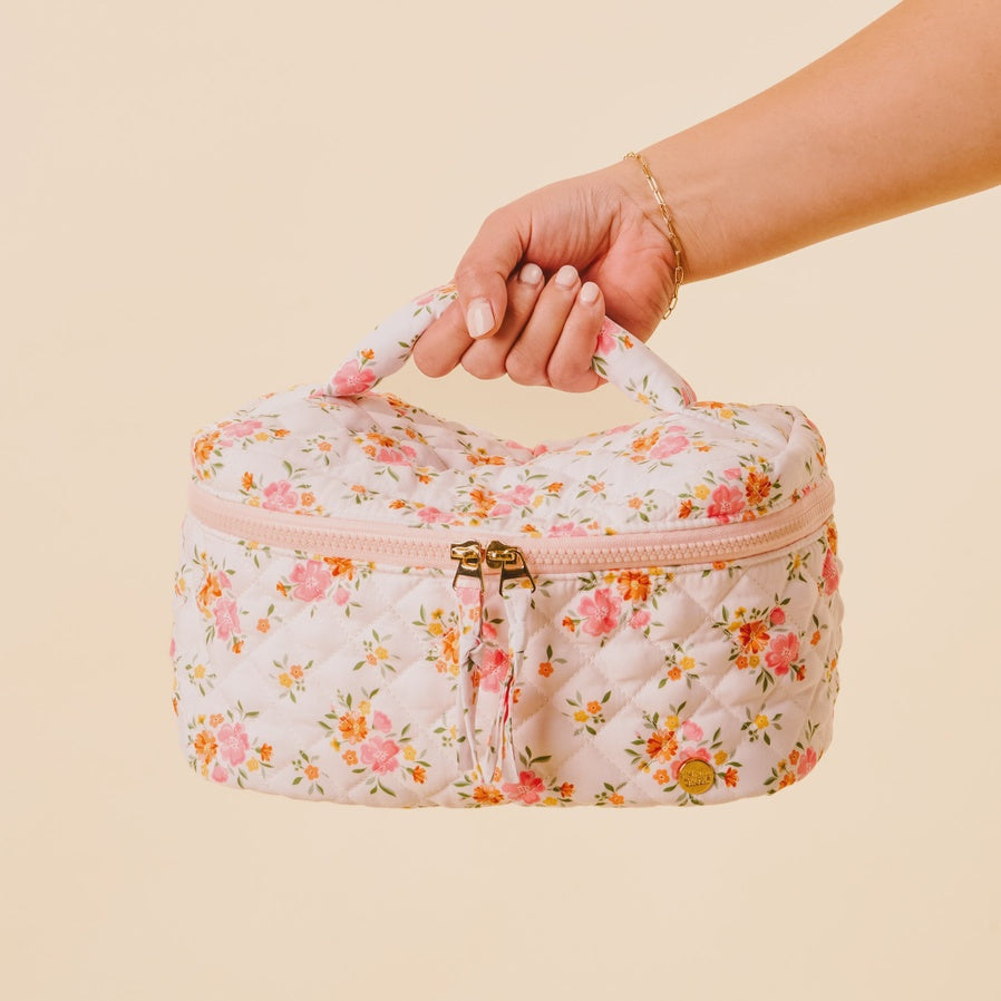 Glam & Go Quilt Cosmetic Bag
