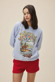 DayDreamer Johnny Cash Ghost Riders Vintage Sweatshirt Lav - Southern Soule Designs