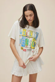 Daydreamer Willie Nelson on the Road Again Boyfriend Tee - Southern Soule Designs