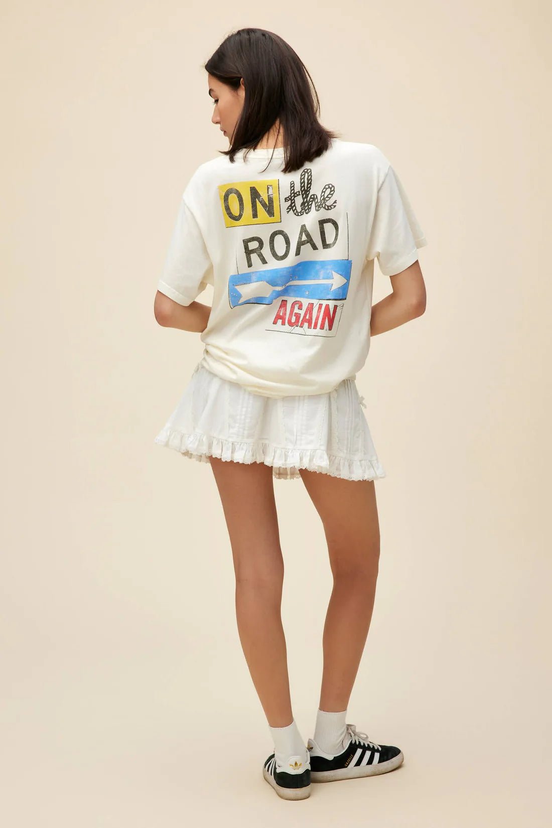 Daydreamer Willie Nelson on the Road Again Boyfriend Tee - Southern Soule Designs