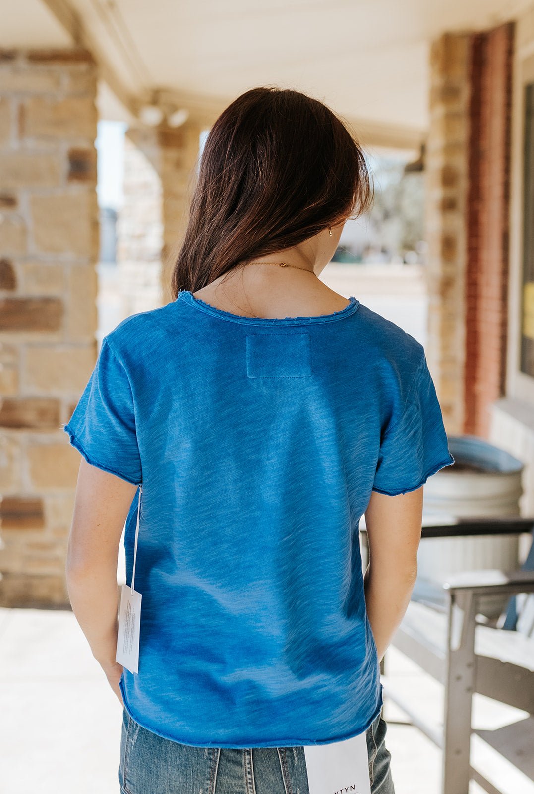 Dazzling Blue Vanya Tee - Southern Soule Designs