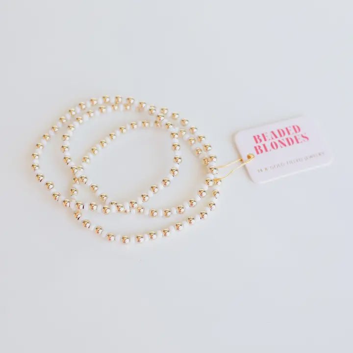 Demi Bracelet in White - Southern Soule Designs