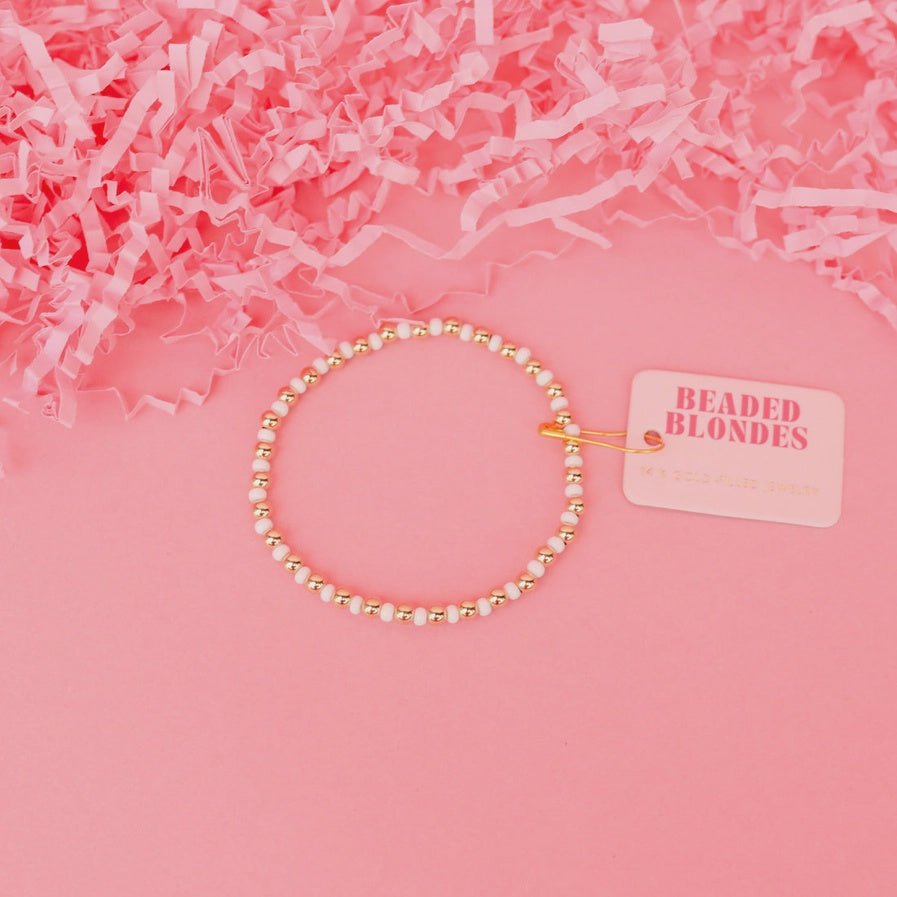 Demi Bracelet Luster White - Southern Soule Designs