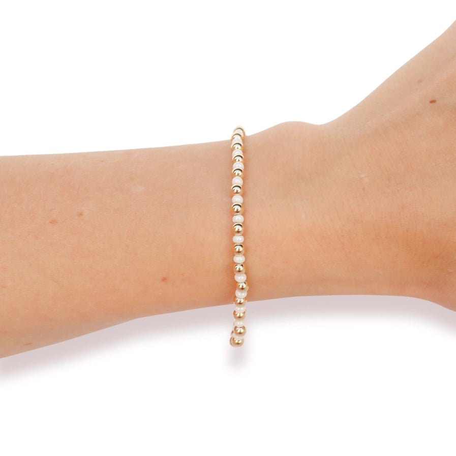 Demi Bracelet Luster White - Southern Soule Designs