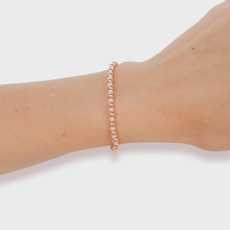 Demi Bracelet Pastel Pink - Southern Soule Designs