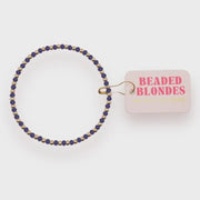Demi Gold Bracelet in Navy - Southern Soule Designs