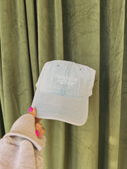 Denim Running on Caffeine Dad Cap - Southern Soule Designs