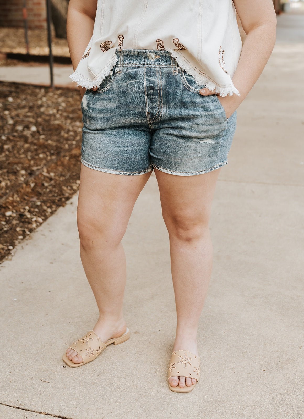 Denim Shorts JF3087 - Southern Soule Designs