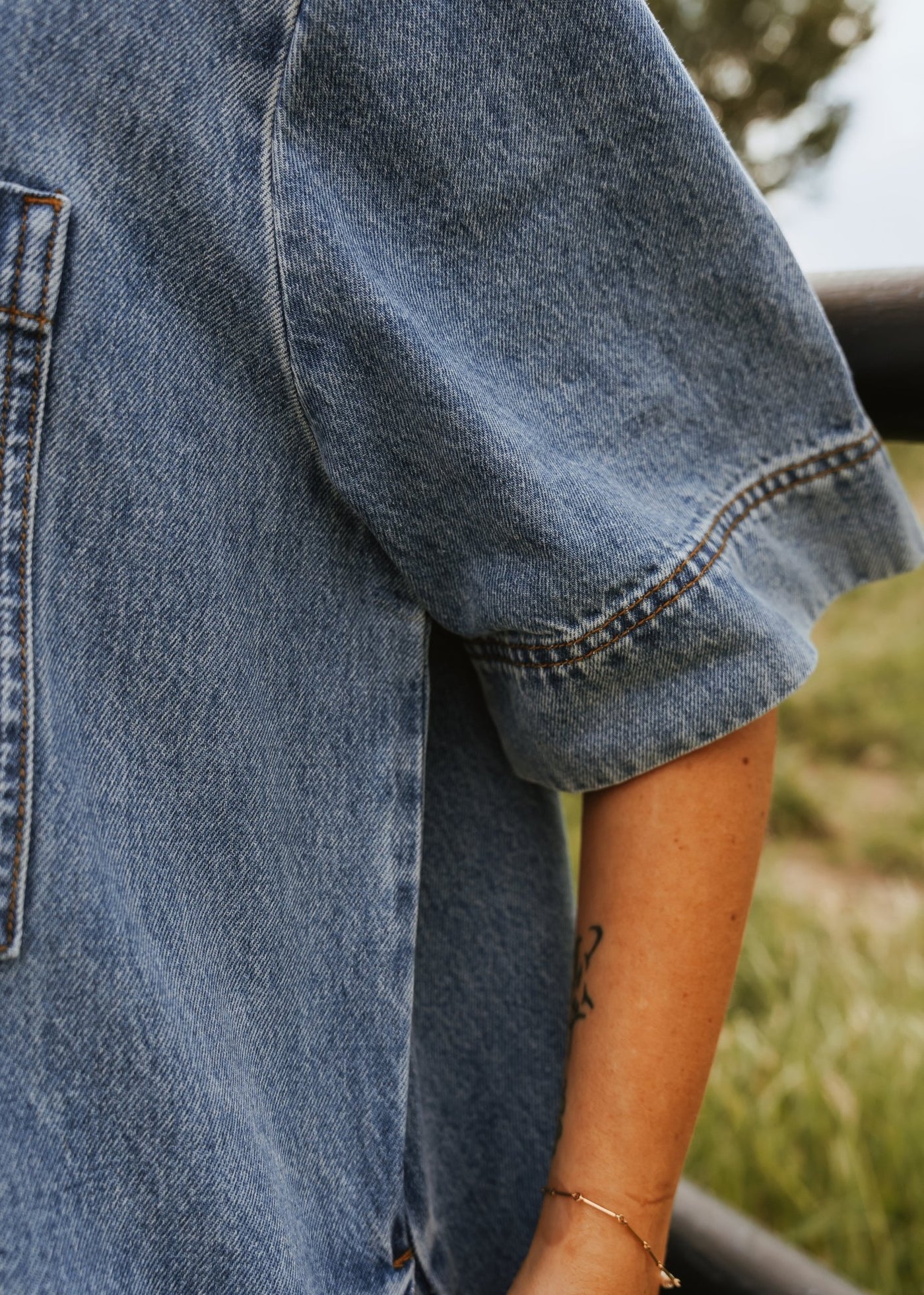 Denim Tunic Dress D4231 - Southern Soule Designs