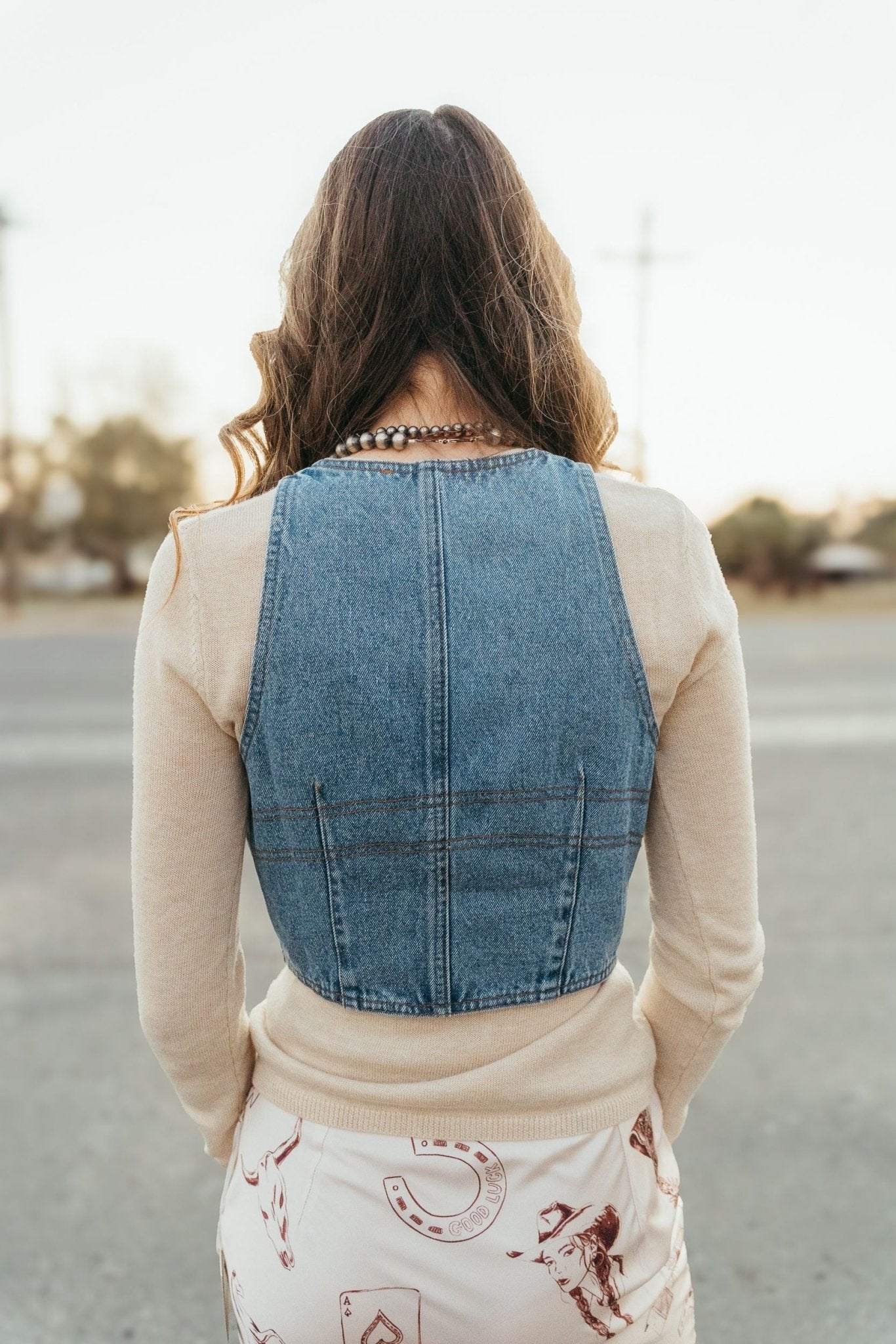 Denim Vest 23232J - Southern Soule Designs