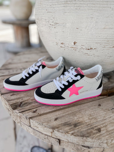 Denisse 5 Pink Star Sneaker - Southern Soule Designs
