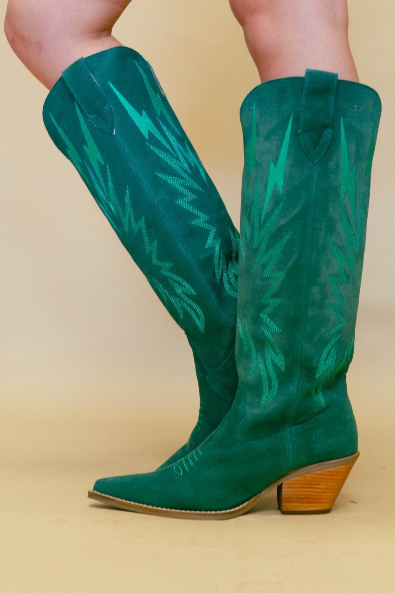 Dingo Thunder Road Green Boot - Southern Soule Designs