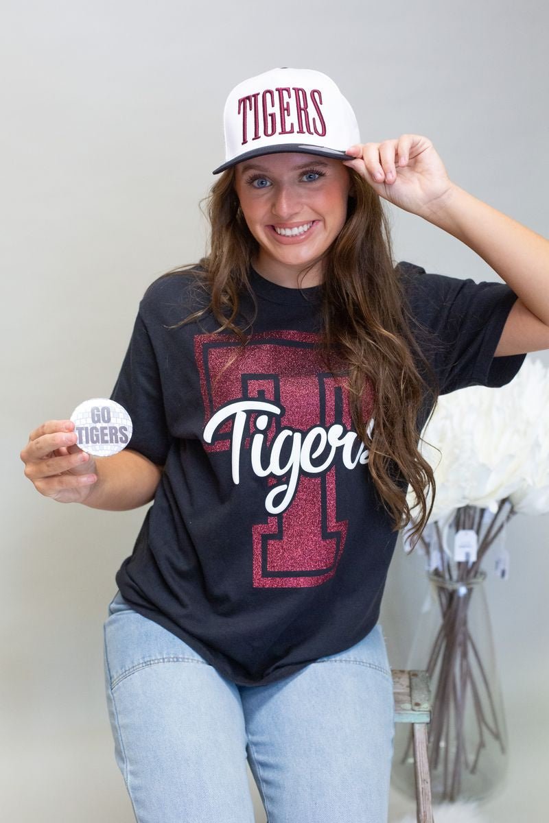 Disco Tigers Button - Southern Soule Designs