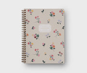 Ditsy Dahlia Spiral Notebook JSM016 - Southern Soule Designs