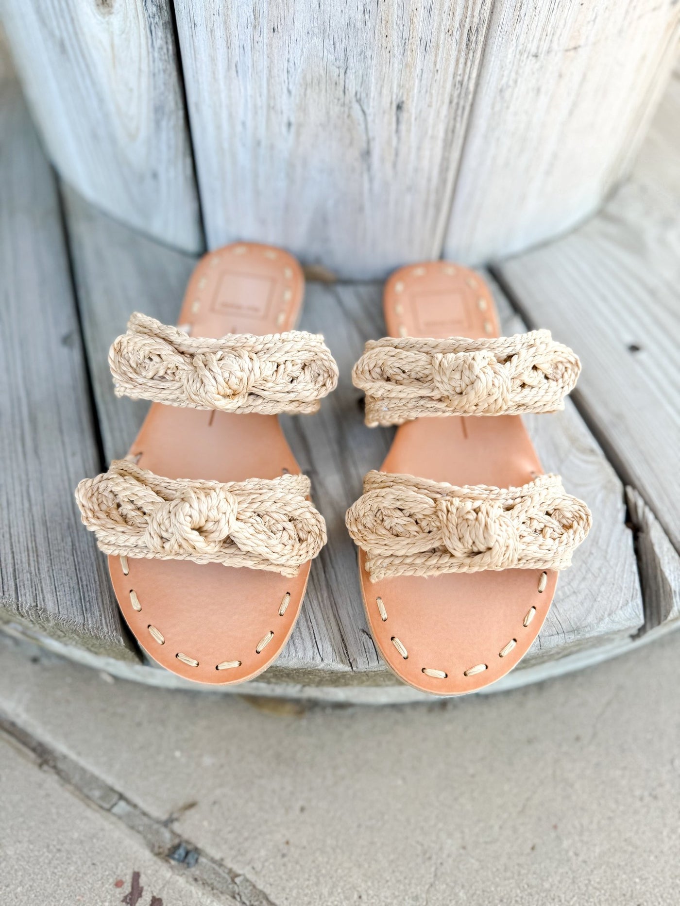 Dolce Vita Dinah Natural Raffia Sandal - Southern Soule Designs