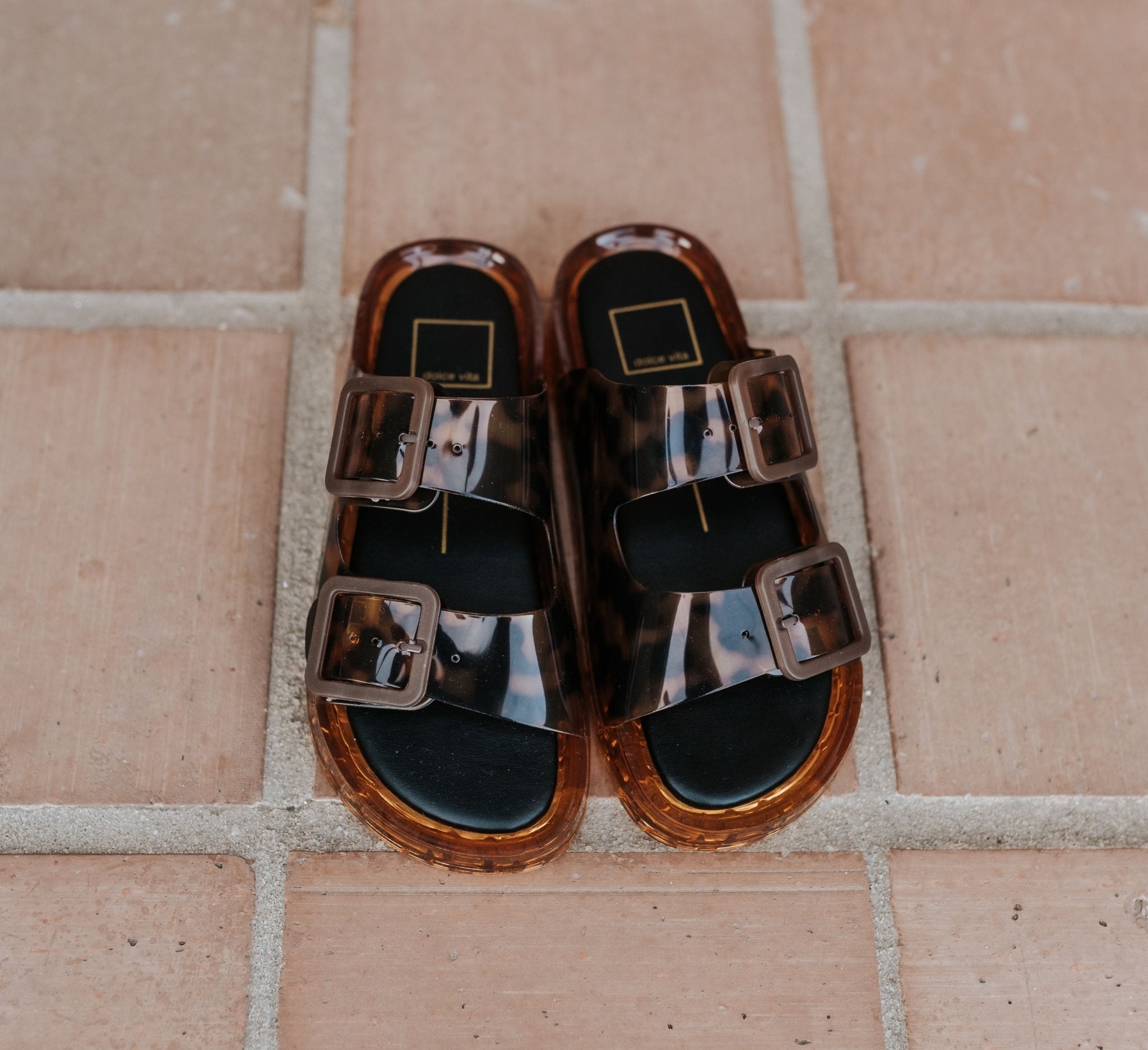 Dolce Vita Julio Tortoise Vinyl Sandals - Southern Soule Designs