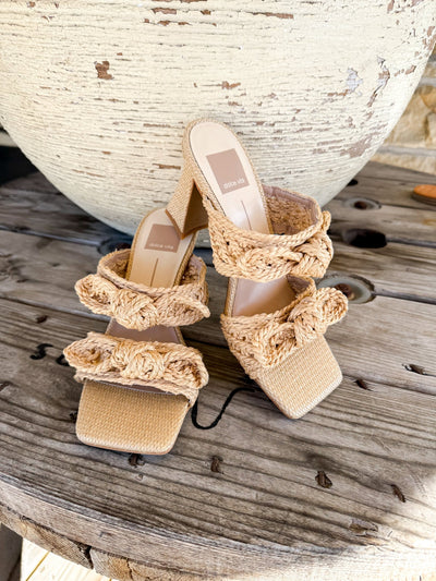 Dolce Vita Niyah Natural Raffia Heal - Southern Soule Designs