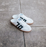 Easter in White Black Backless Sneaker