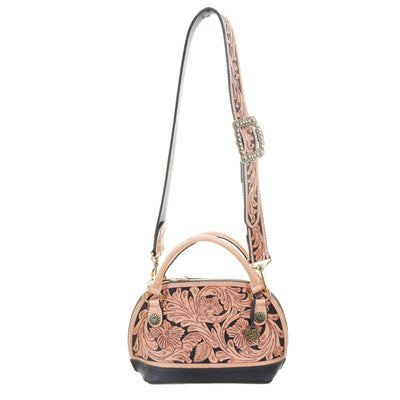 Dome Satchel Natural Leather DS01