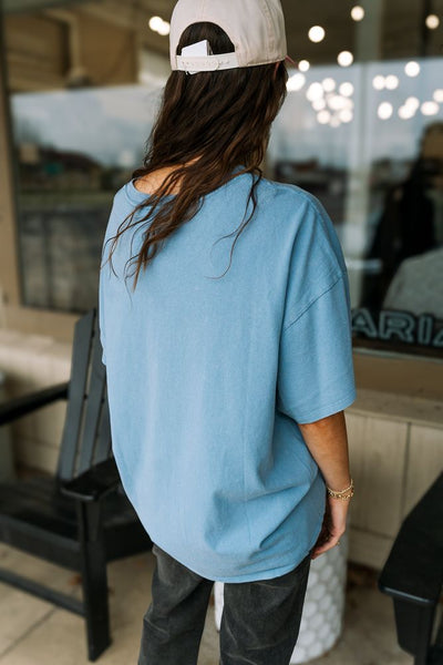 DZ24E437 Gray Blue Ovrsz Tee - Southern Soule Designs