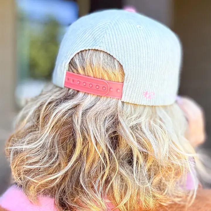 Light Blue "Bad Hair Day" Embroidered Trucker Hat HAT-53