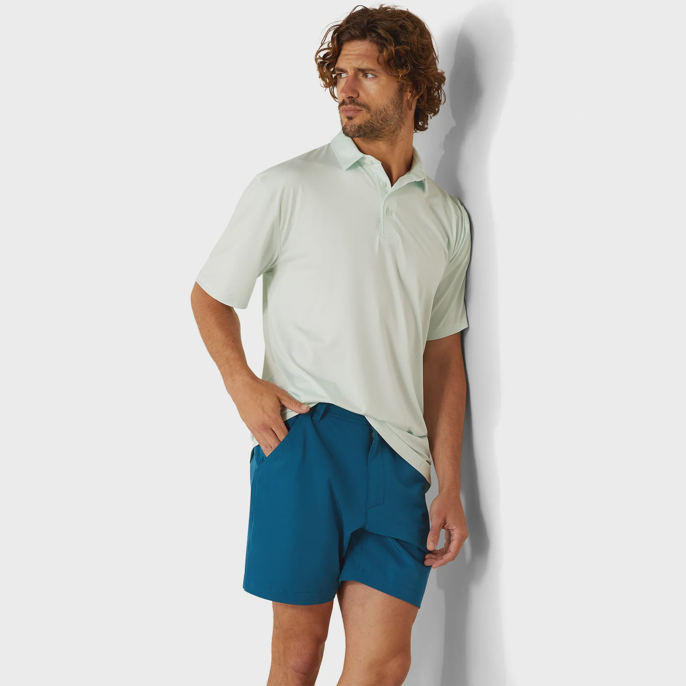 Ariat Men's Charger 2.0 Polo Soothing Sea 10055072