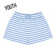 LM Girls Light Blue Stripe Shorts