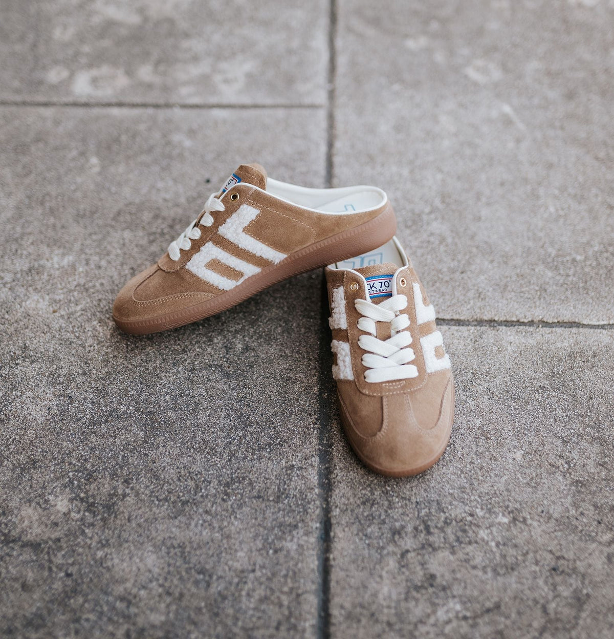 Easter in Tobacco Backless Sneakers - Southern Soule Designs