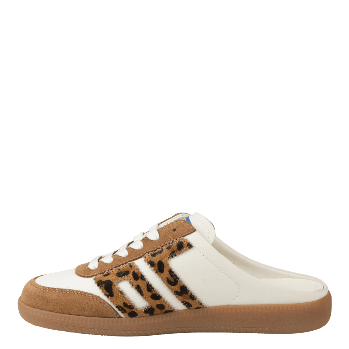 Easter in White Leopard Backless Sneaker - Southern Soule Designs