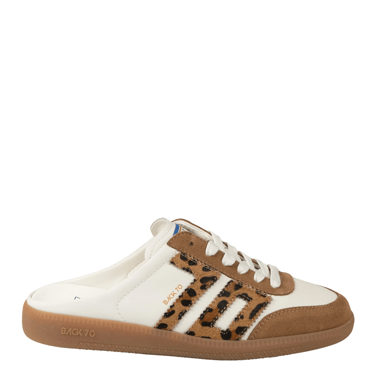 Easter in White Leopard Backless Sneaker - Southern Soule Designs