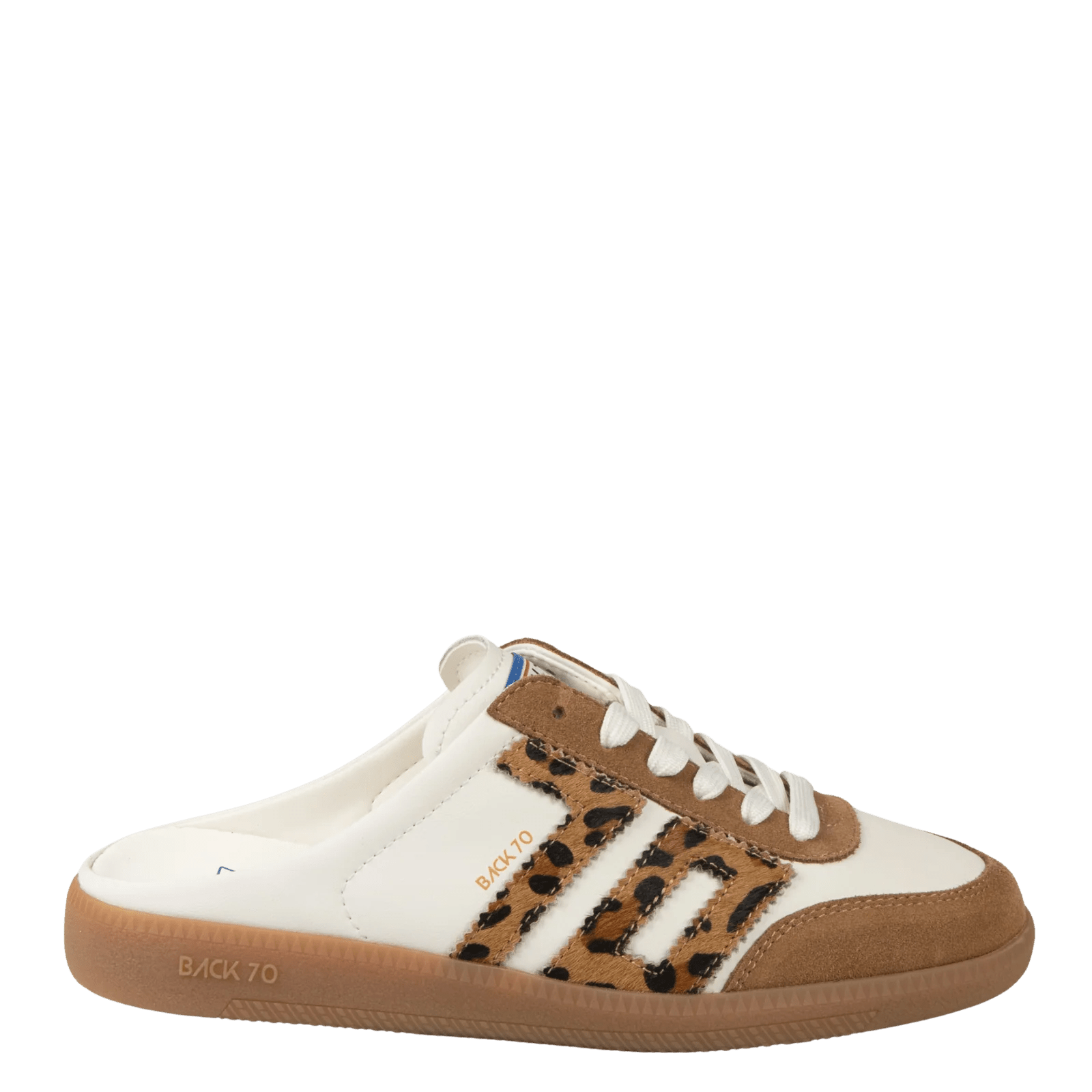 Easter in White Leopard Backless Sneaker - Southern Soule Designs