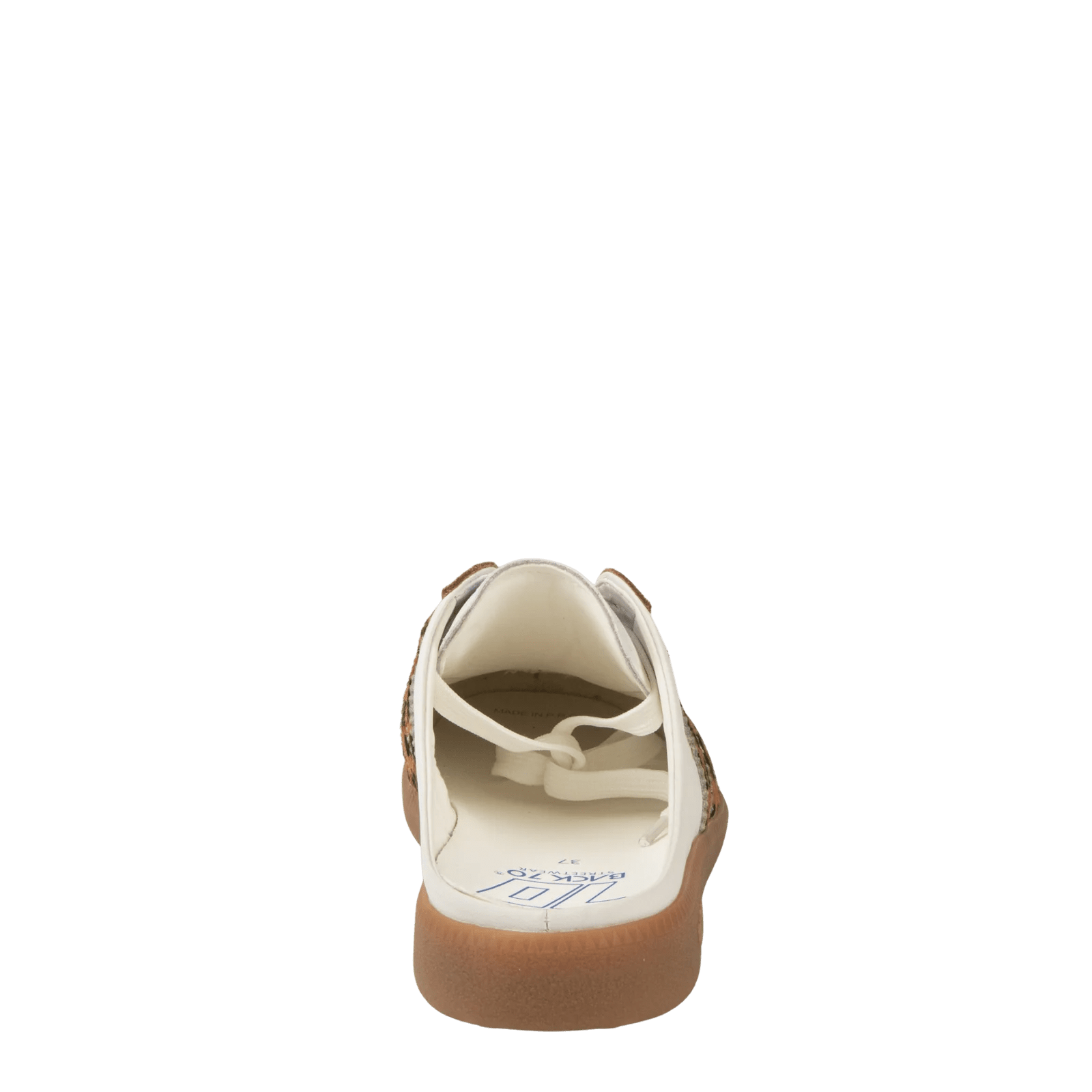 Easter in White Leopard Backless Sneaker - Southern Soule Designs