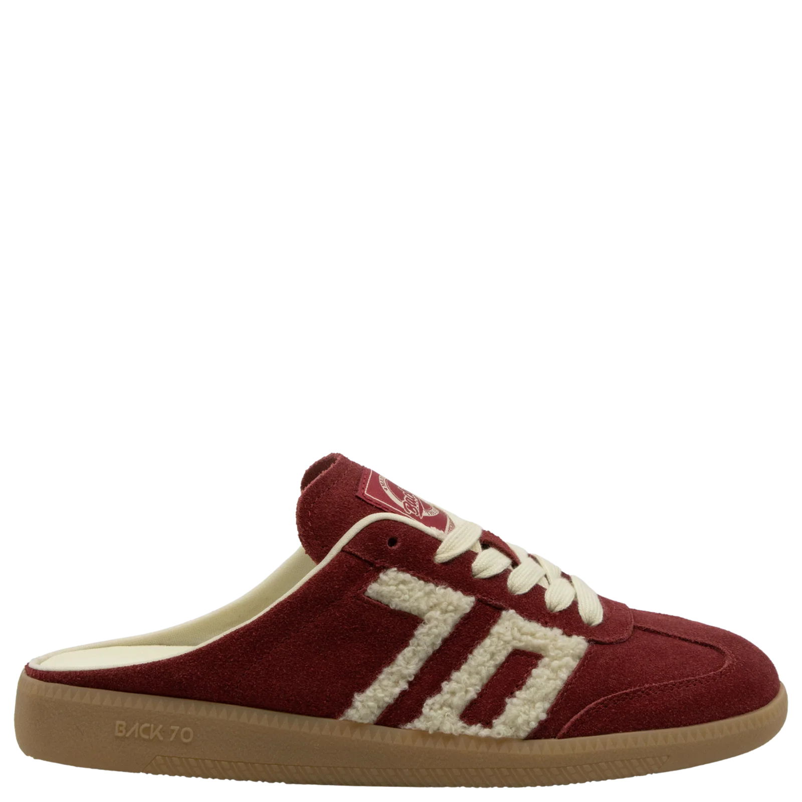 Easter W26 in Red Teddy Backless Sneakers