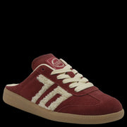 Easter W26 in Red Teddy Backless Sneakers