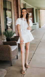 Eleanor Off White Skirt S2674S - Southern Soule Designs