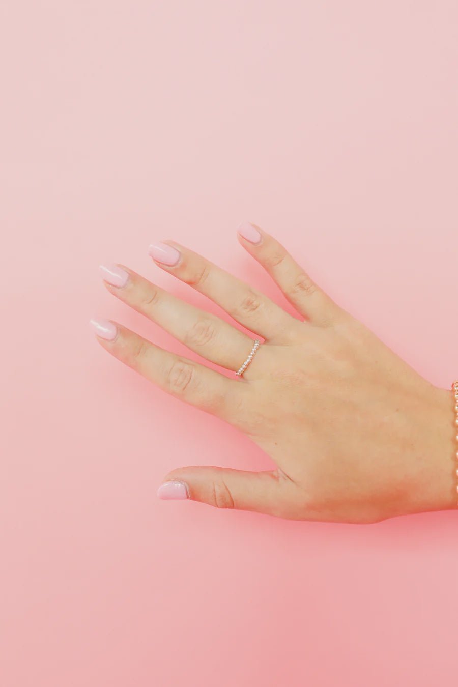 Ella Silver Beaded Ring - Southern Soule Designs